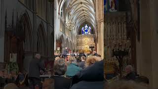 Southwark cathedral  Carol service england singing brass band choir [upl. by Clarissa313]