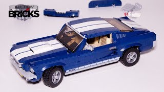 Lego Creator Expert 10265 Ford Mustang Speed Build [upl. by Weisbrodt471]