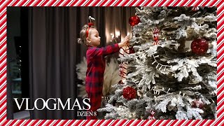 VLOGMAS 8  UBIERAMY CHOINKĘ 🎄 Andziaks [upl. by Selij740]