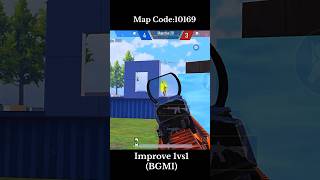 Improve Your Aim In BGMI✅  1vs1 🔥  bgmi bgmitipsandtrickscloserange [upl. by Jacquelyn]