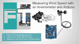 Measuring Wind Speed with an Anemometer and Arduino [upl. by Ambler]