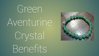 Green Aventurine Crystal bracelet benefits and Uses [upl. by Suirtemid]