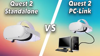 Quest 2 Standalone VS Quest 2 on PC Pros and Cons  Hardware buying guide [upl. by Etana]