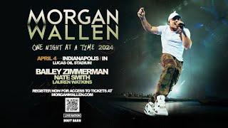 Morgan Wallen Indianapolis Indiana concert 2024 [upl. by Obara]