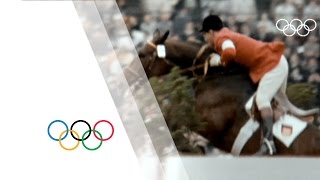 Equestrian  Pierre Jonquères dOriola  Highlights  Tokyo 1964 Olympics [upl. by Anawqahs274]