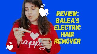 Review Balea Electric Hair Remover Elektrischer Gesichtshaarentferner [upl. by Ree]