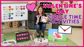 Toddler and Preschool Valentines Day Theme Circle Time Activities [upl. by Ninetta]