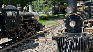 Live steam meet in Durango Colorado fall 2023 animas valley railroad [upl. by Gunar963]