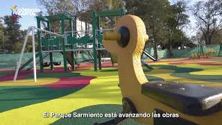 Avanzan las obras del Patio de las Infancias en Parque Sarmiento [upl. by Iila]