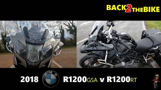 2018 BMW R1200GS Adventure v R1200RT [upl. by Lacombe]