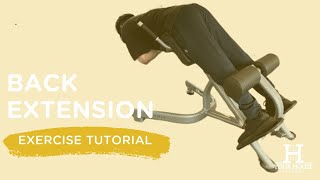 How to Do Back Extensions [upl. by Akinhoj]