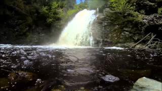 Little Sheephouse Falls Northumberland County New Brunswick Canada [upl. by Nerval]