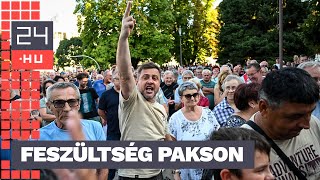 „Hogy mer így utcára menni a polgármester” – ülés és tüntetés Pakson a kormány pénzelvonása után [upl. by Drona]