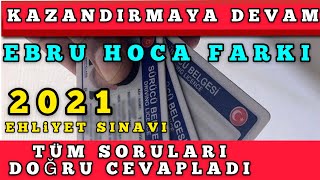 EHLİYET SINAV SORuLARI 2021  OCAK ŞUBAT EHLİYET SINAVI SORULARI  ÇIKMIŞ SORULAR  EBRU HOCA [upl. by Busiek]