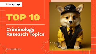 TOP10 Criminology Research Topics [upl. by Arammahs]