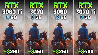 RTX 3060 Ti vs RTX 3070 vs RTX 3060 vs RTX 3070 Ti  Test in 12 Games in 2024 [upl. by Hillary]