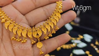 New Gold Necklace Design with Images Light Weight Special Collectionviralvideo youtube [upl. by Aneele]