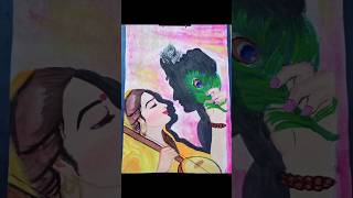 Radha Krishna drawing love song music newsong religion shortvideo radhakrishnadrawing art [upl. by Jacie]