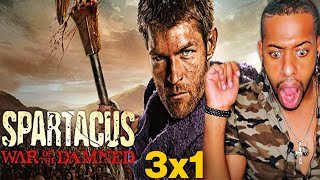 Spartacus  War of the Damned 3x1  Enemies of Rome  Reaction  Review [upl. by Donadee158]