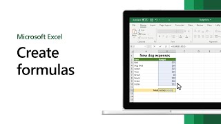 How to create formulas in Microsoft Excel [upl. by Rosenblast486]