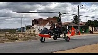 Um helicóptero feito com motor de Fusca [upl. by Skipper]