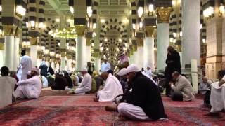 Azan inside Madina Mosque [upl. by Noivaz]