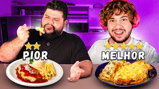 Filé à Parmegiana Melhor Avaliado VS Pior Avaliado  React Thiago Quatroque [upl. by Hyde]