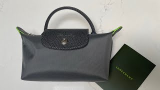 What fits in the Longchamp Le Pliage Green Collection M Top Handle [upl. by Cressler482]