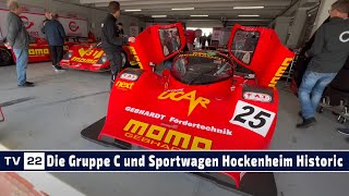 MOTOR TV22 Die Gruppe C und die Sportwagen beim ADAC Hockenheim Historic  Jim Clark Revival [upl. by Eirod]