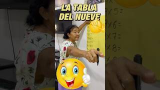 Aprendemos la tabla del nueve [upl. by Nitsyrc]