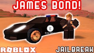 JAMES BOND CHALLENGE  Roblox Jailbreak Roleplay Challenge [upl. by Hartwell]