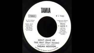 Thelma Houston  Dont Leave Me This Way Extended Mix [upl. by Odanref]