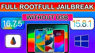 Full Rootfull Jailbreak on iOS 16771582 Install PaleRa1n Jailbreak Windows Without USB WinRa1n [upl. by Attey124]