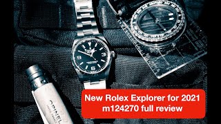 New Rolex Explorer 124270 2021 year model Full Review [upl. by Asiled]