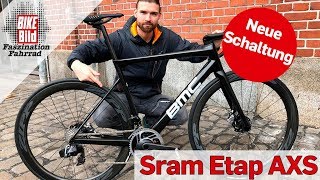 Neue Funkschaltung im Detail Die neue SRAM Red Etap mit der AXSGruppe [upl. by Jaquelyn90]