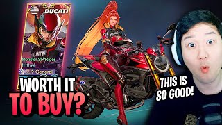 How much is Irithel Ducati Monster SP Rider New Skin Review amp Gameplay  Mobile Legends [upl. by Weiss46]