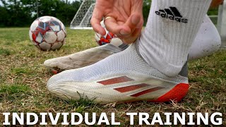 Full Individual Training Session For Footballers  Improve Your Technical Ability [upl. by Haleemaj812]