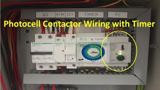 Wiring a Photocell and Timer for Automatic Lighting Control [upl. by Haisa553]