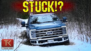 Taking the Ford F250 Tremor in DEEP Can it Push Through the Mud Water amp Ice [upl. by Krug]