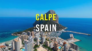 4K Calpe 🇪🇸 Spain  Bicycle Tour January 2024 La Fosa Beach and Arenal Beach [upl. by Laeahcim]