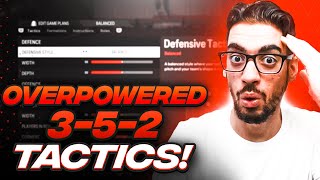 OVERPOWERED 352 FORMATION amp CUSTOM TACTICS FOR EAFC 24 ULTIMATE TEAM [upl. by Sheryl]