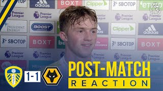 “The noise was crazy”  Joe Gelhardt  Leeds United 11 Wolves  Premier League [upl. by Jewell]