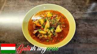 Gulash ungherese ricetta originale ⭐ How to cook hungarian goulash ⭐ Gulas unguresc ⭐ [upl. by Kella934]