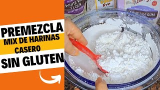 PREMEZCLA MIX DE HARINAS CASEROFACIL Y SIN GLUTEN [upl. by Roberson]