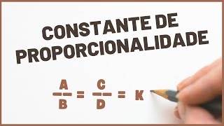 O que é constante de proporcionalidade Forma Fácil [upl. by Neroc]