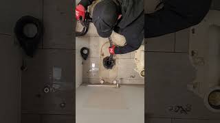 Professional Snaking of Blocked Toilet Drain Pipe [upl. by Evoy]