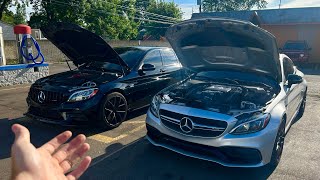 C63 AMG vs C43 AMGCOMPARISON VIDEO [upl. by Mercedes]