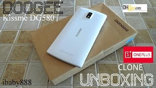 Doogee Kissme DG580 OGS 55quot Quadcore  Unboxing [upl. by Canice]