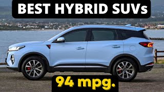 Top 5 Most Fuel Efficient Hybrid SUVs 2024 [upl. by Sidnal]