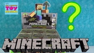 Minecraft Craftables Series 1  Blind Box Build Your Own Figures  PSToyReviews [upl. by Fennessy]